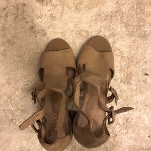 Aldo suede heels Size: 10